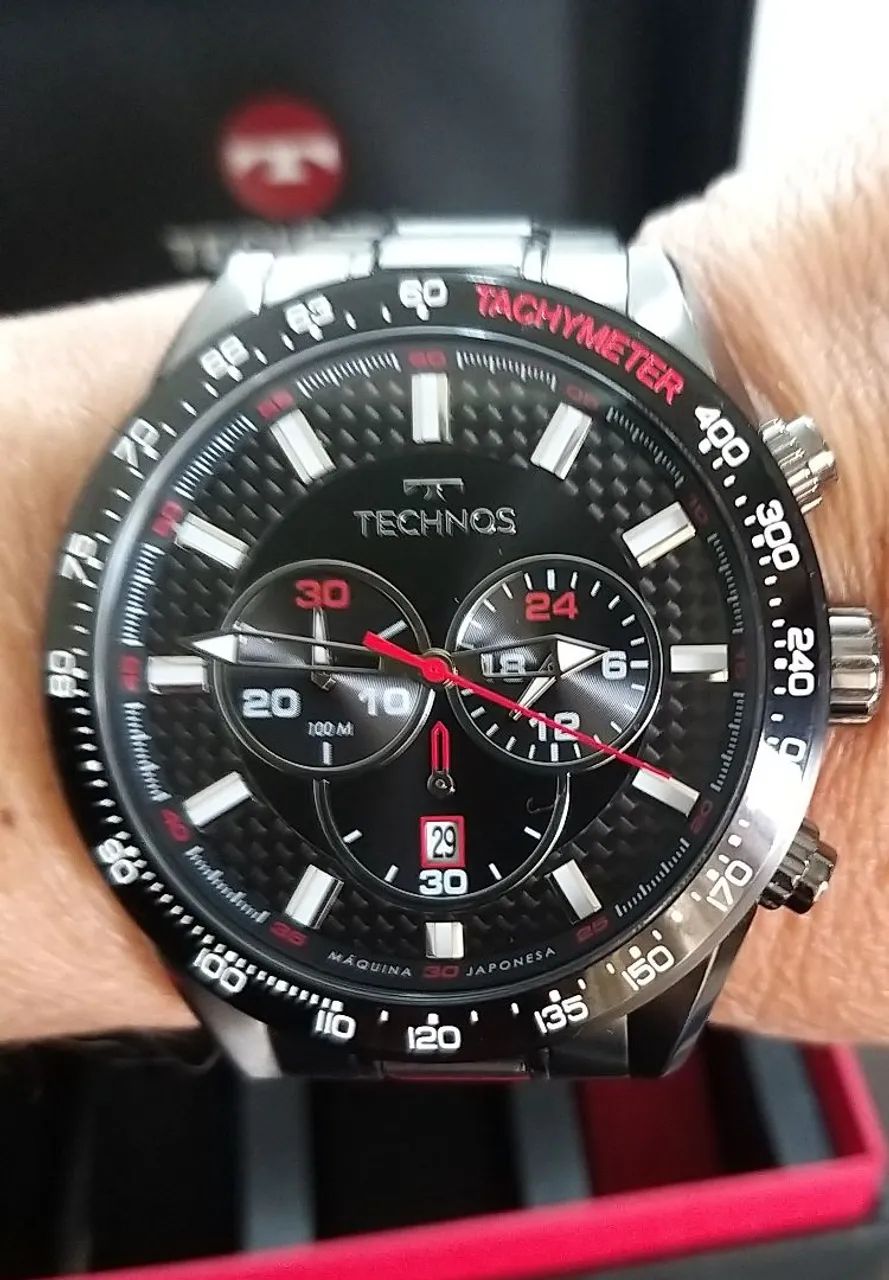 Relógio Technos Carbon Grafite novo - Foto 3