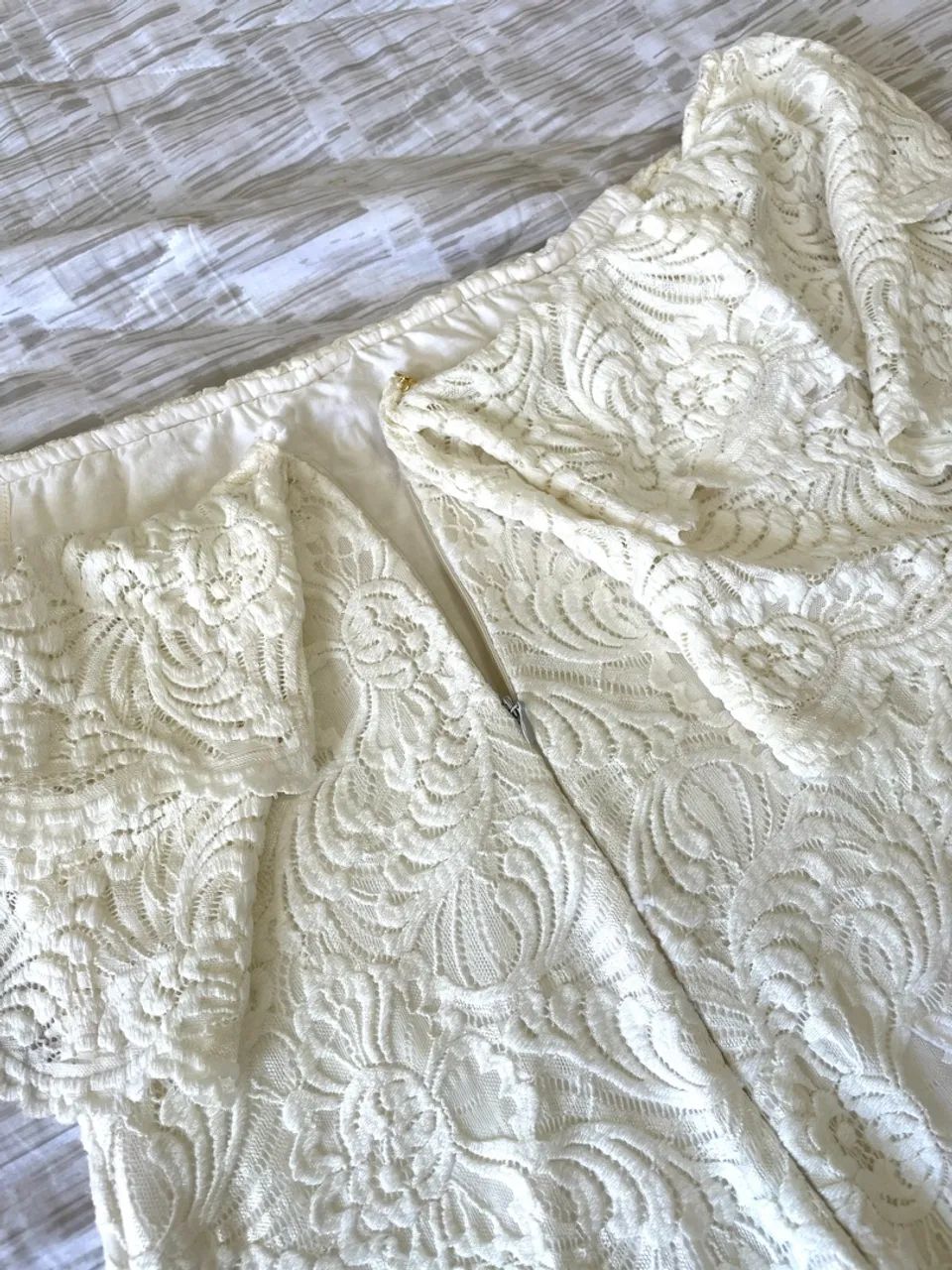 Vestido branco de renda longo JOY 42 - Foto 4