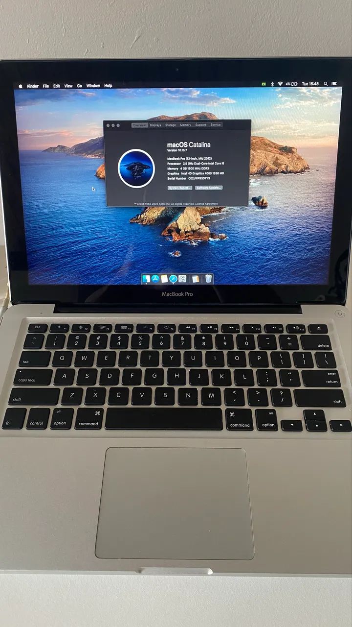 Macbook pro 2012 (para peças)