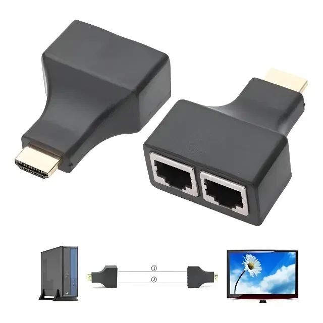 Hdmi Extender By Cat- 5e/6 Cable - Foto 2
