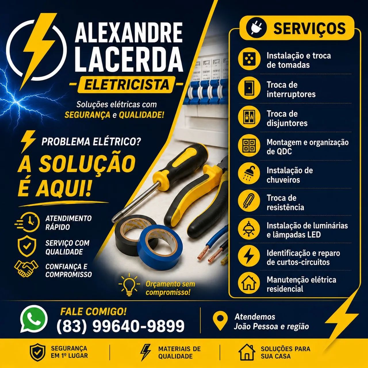 ELETRICISTA RESIDENCIAL 24 HORAS
