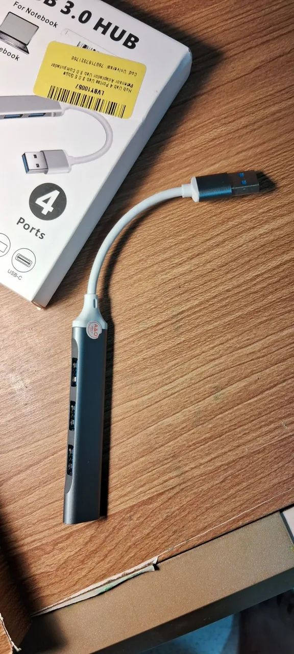 Hub USB 3.0 4 portas pc/tablet/notebook/ios - Foto 3