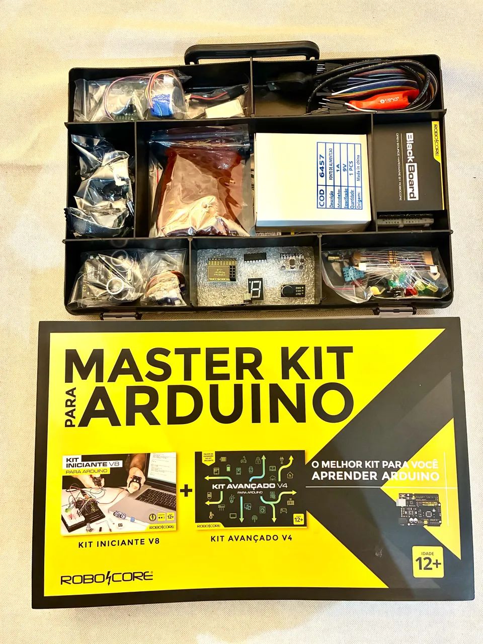 Kit master Arduino Robocore v8+v4 