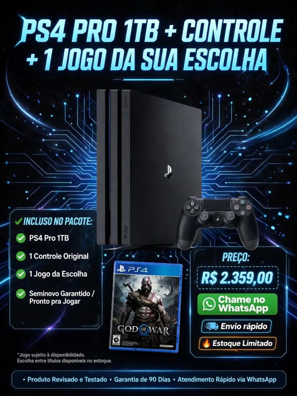 PS4 PRO - 1TB