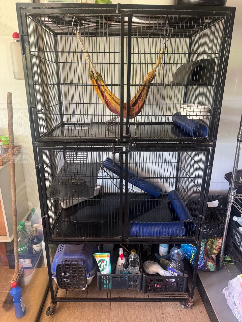 Gaiola / Viveiro - furão, coelho, préa, chinchila e outros.