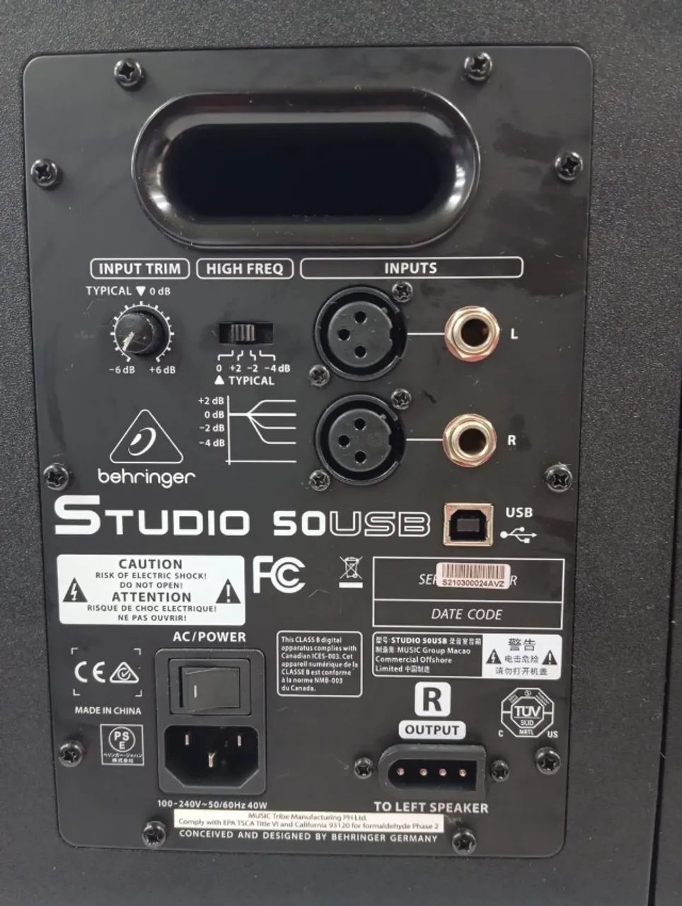 MONITOR DE REFERÊNCIA  MARCA : BEHRINGER MOD : STUDIO 50 USB PAR ATIVO E  PASSIVO . - Foto 3
