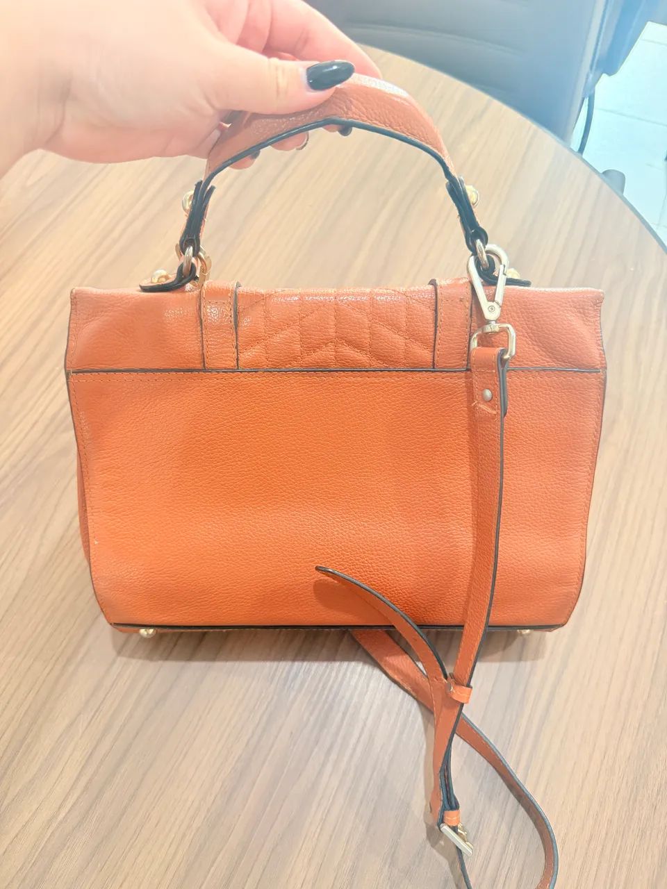 Bolsa Jorge Bischoff Original Couro - Foto 2