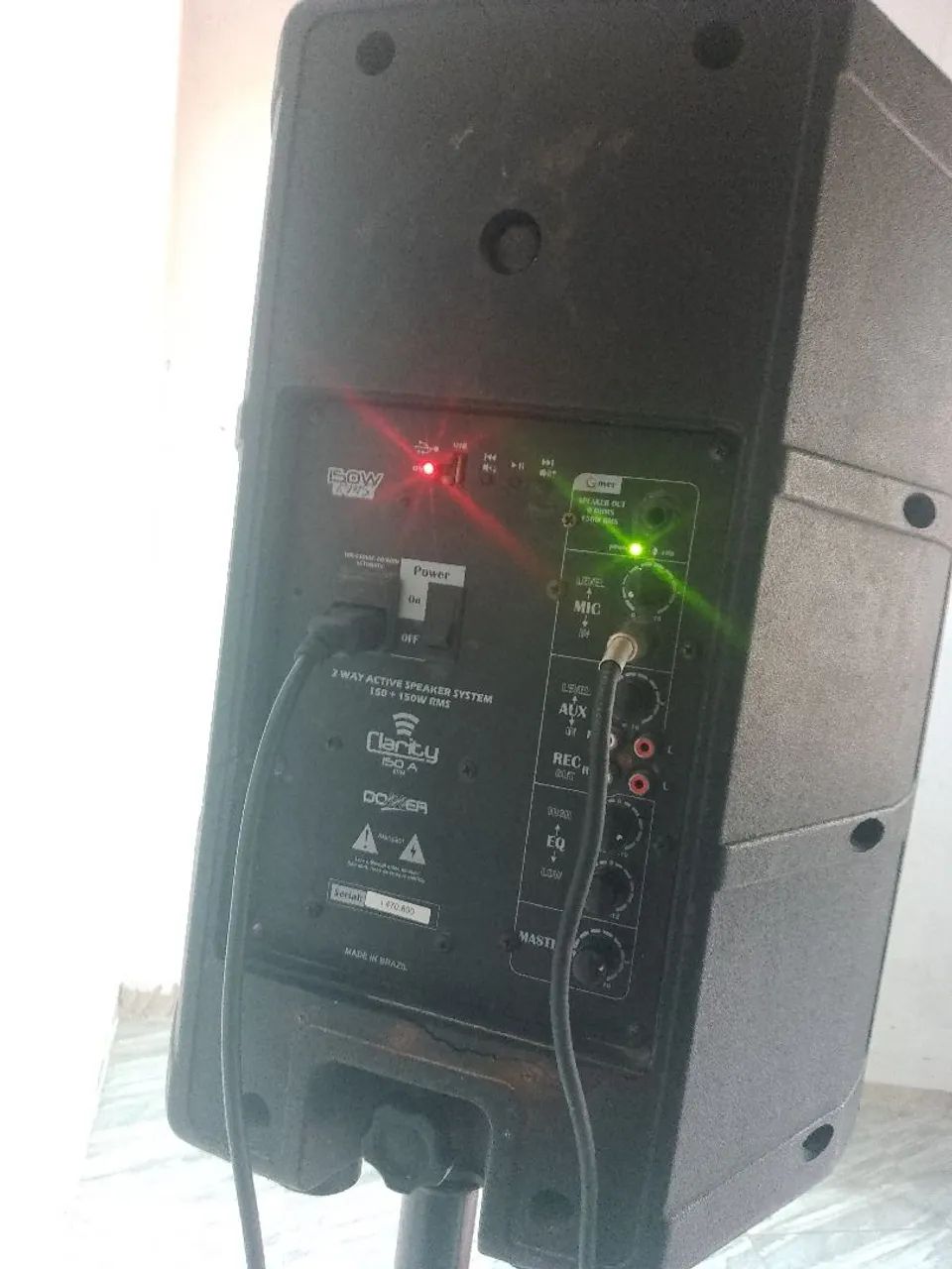 Caixa ativa com saida pra passiva 10 polegadas  - Foto 4