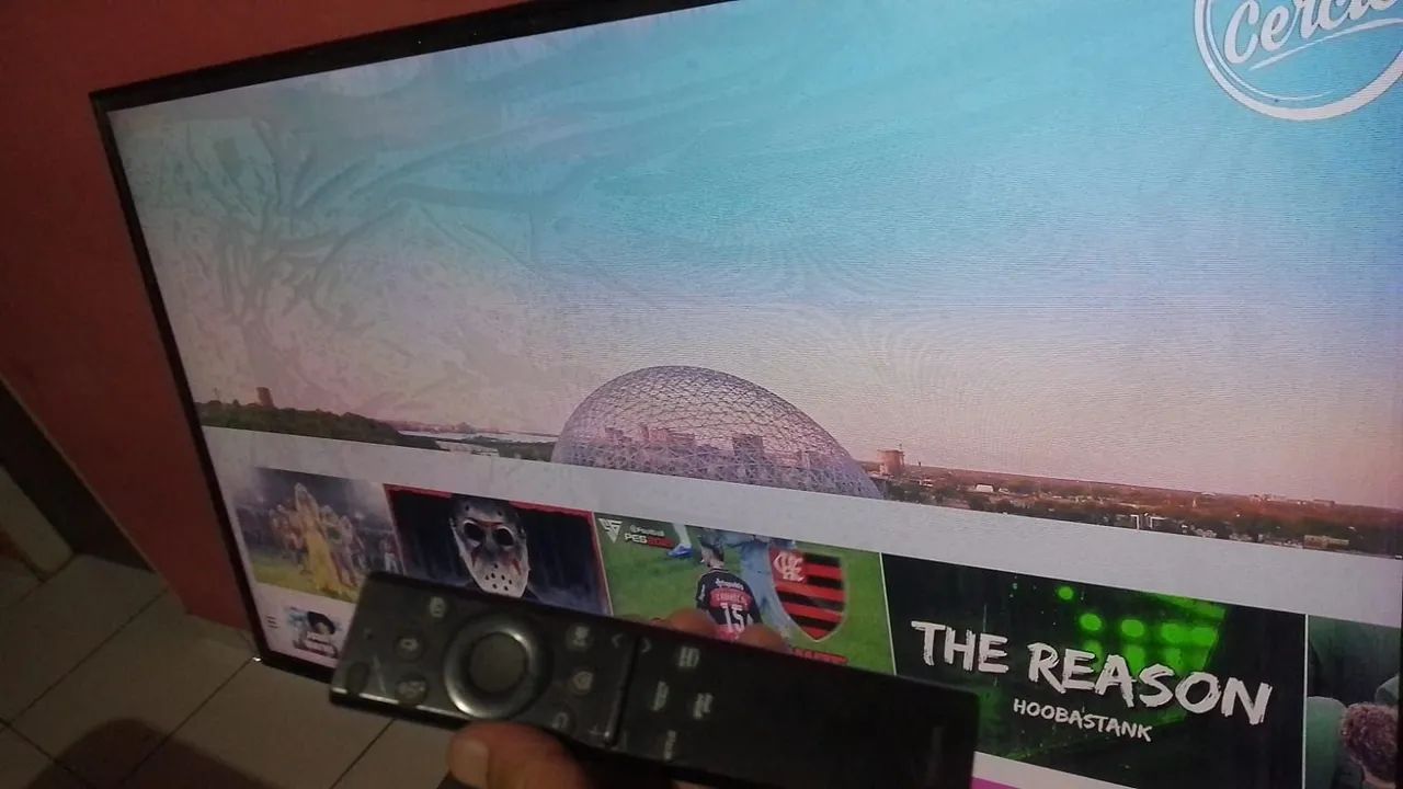 Smart TV Samsung 55 polegadas 4K comando de voz Bluetooth ainda no plástico - Foto 4