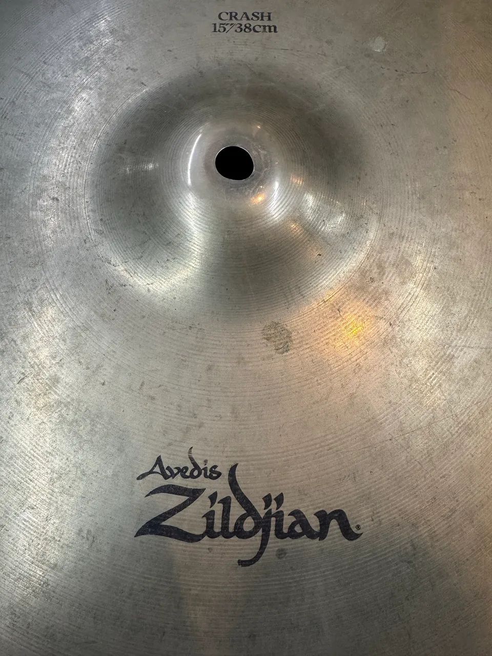 Prato zildjian a custom crash 15 polegadas medida rara corte rápido  - Foto 2