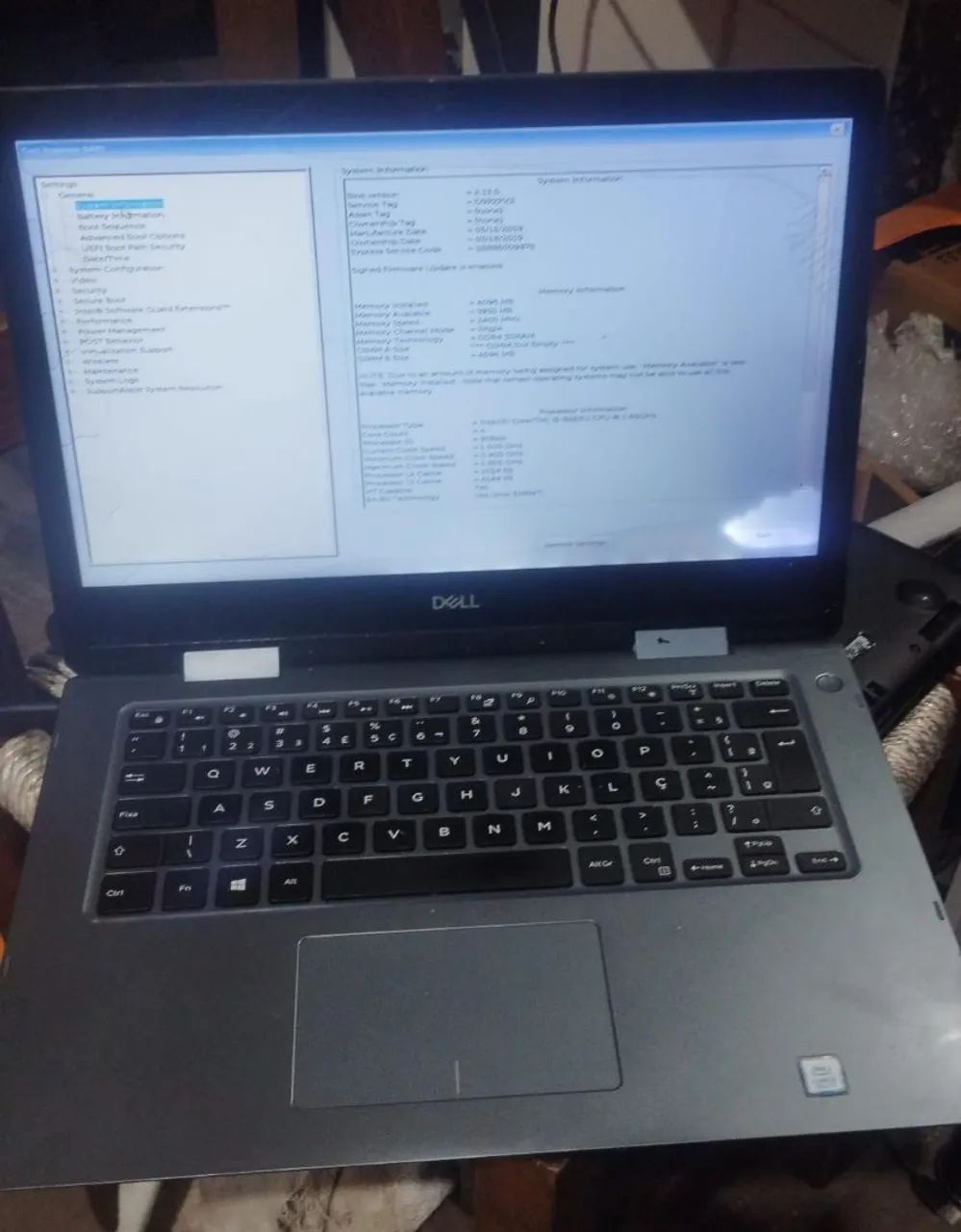 Notbooks dell i5 de oitava e compac i5 de sétima 