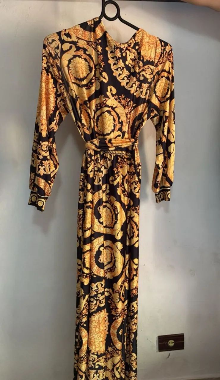 Vestido longo festa estilo Versace - Foto 2