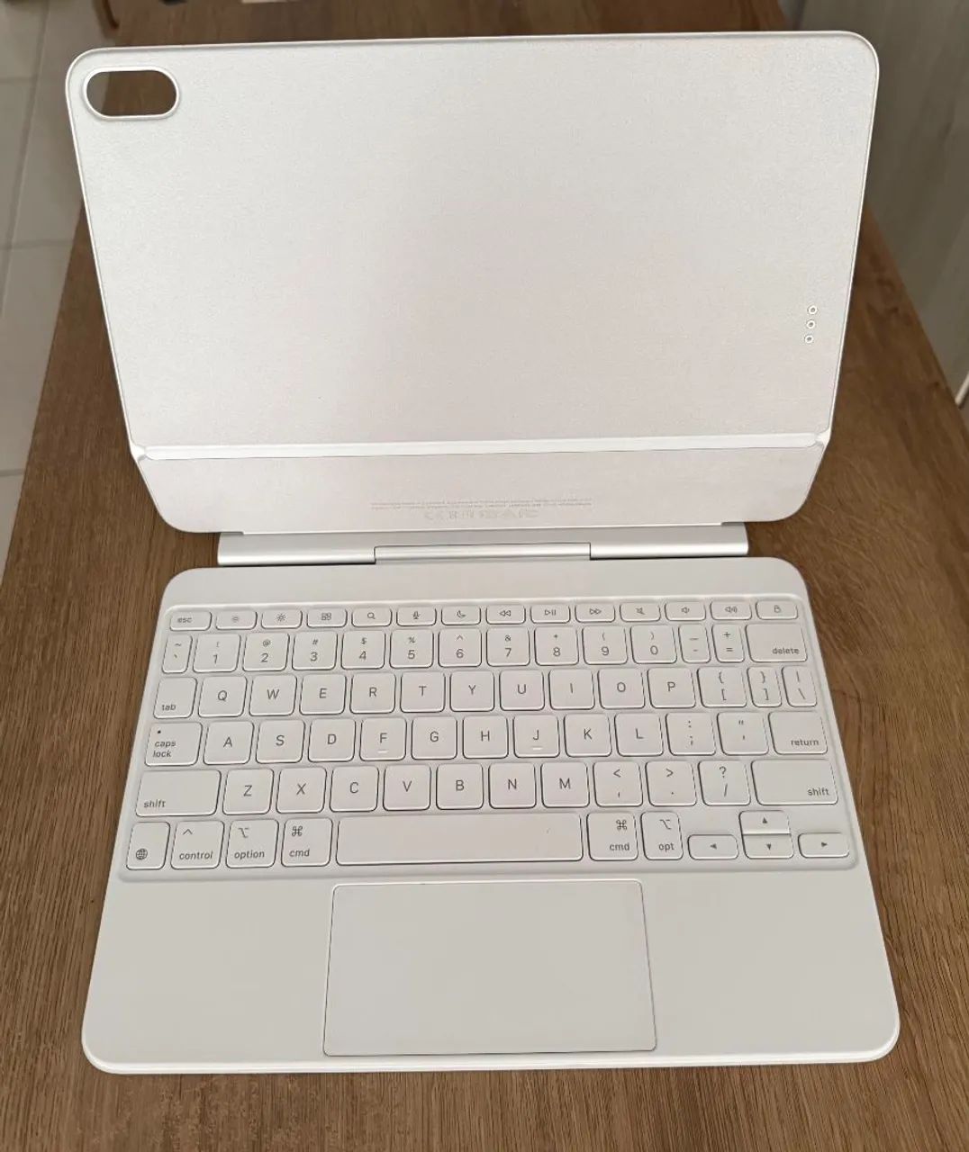 Ipad air chip m2, 256gb com magic keyboard e capa folio originais Apple - Foto 4