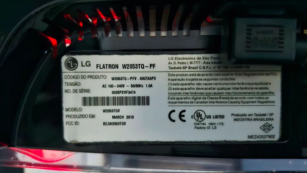 Monitor LG Flatron W2053TQ-PF - Foto 5