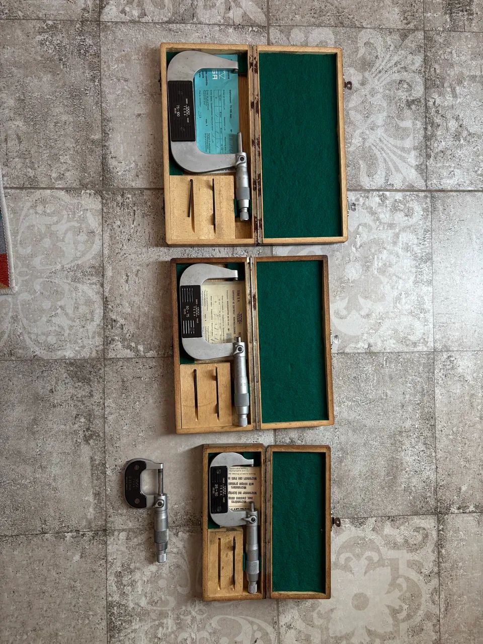 Kit Micrômetros Tesa importados