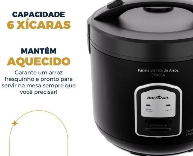 Panela de Arroz Britânia 6 Xícaras 400W - 110V
