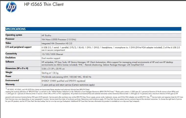 THIN CLIENT HP - Foto 5