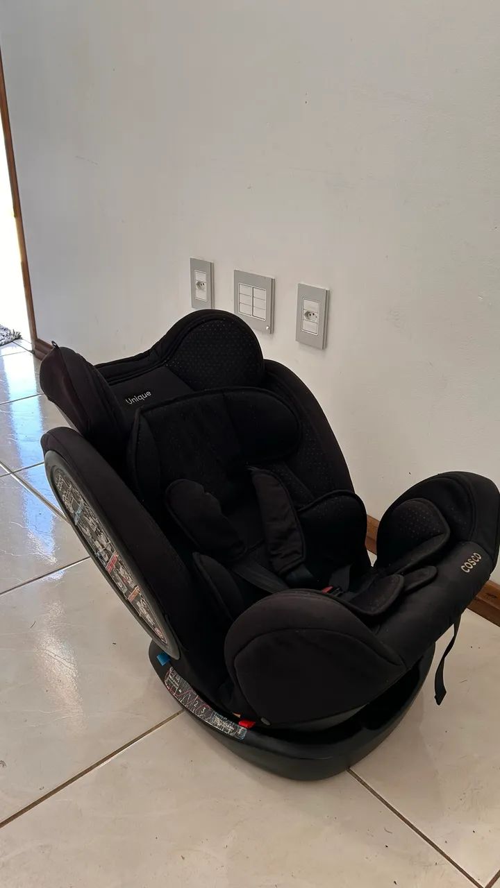 Cadeirinha De Segurança Para Bebês Cosco Preta (Usado) - Foto 3