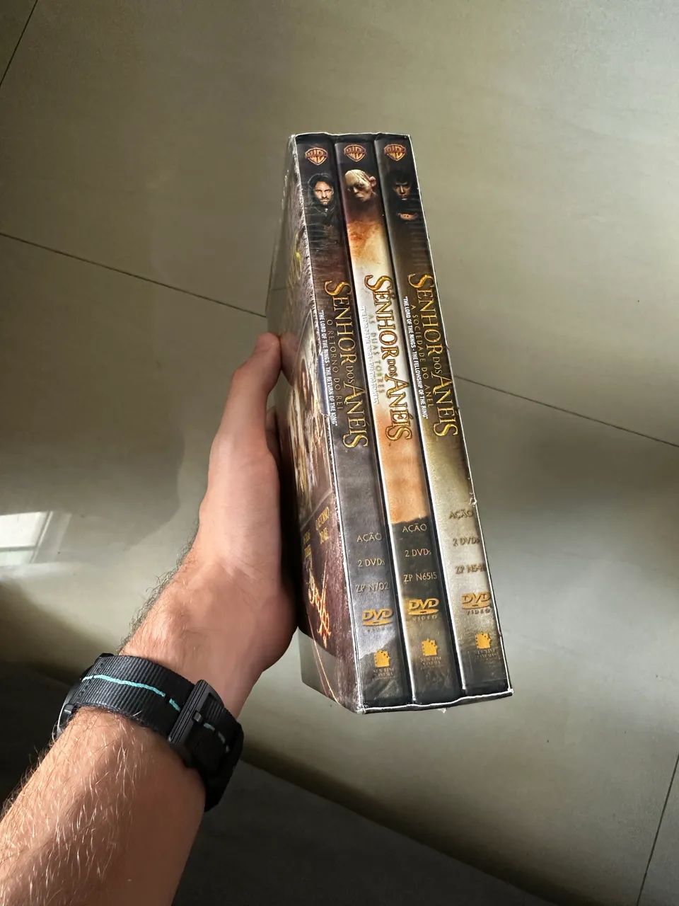 Senhor dos Anéis - A trilogia do Filme completo (lacrado)