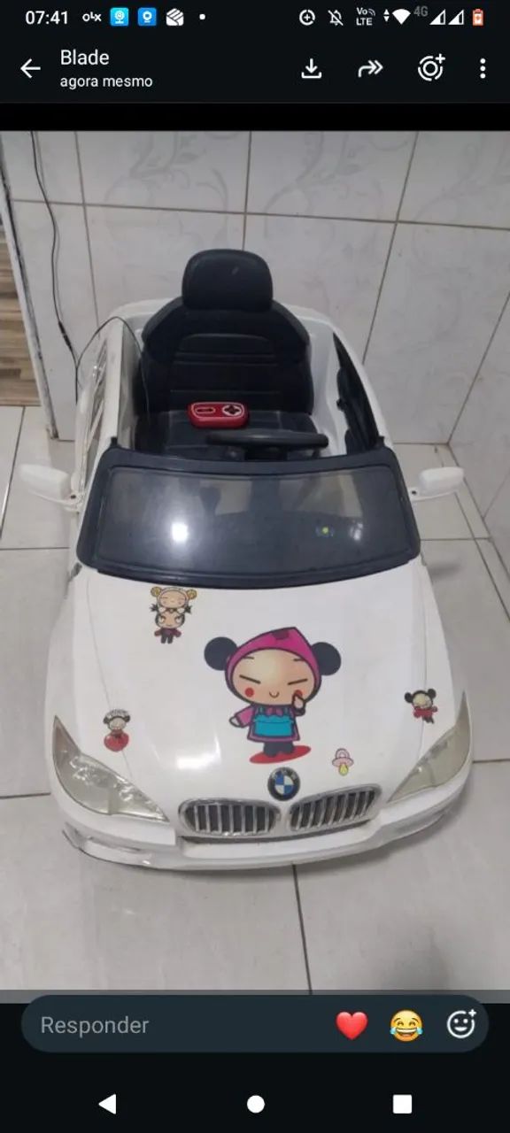 carrinho elétrico com controle  - Foto 2