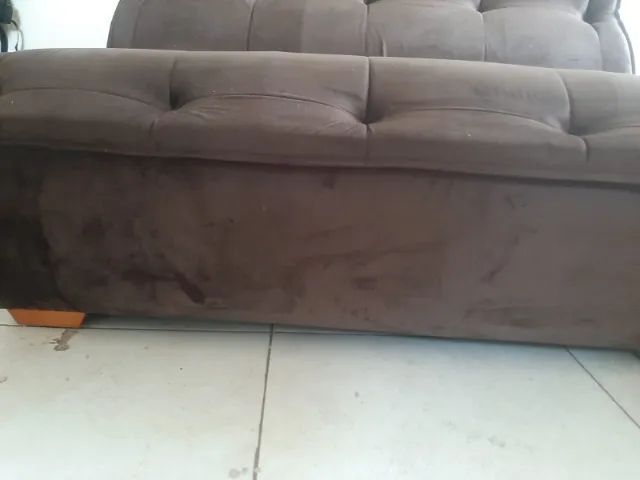 SOF Á MARRON 02 LUGARES ( NOVO)  - Foto 2