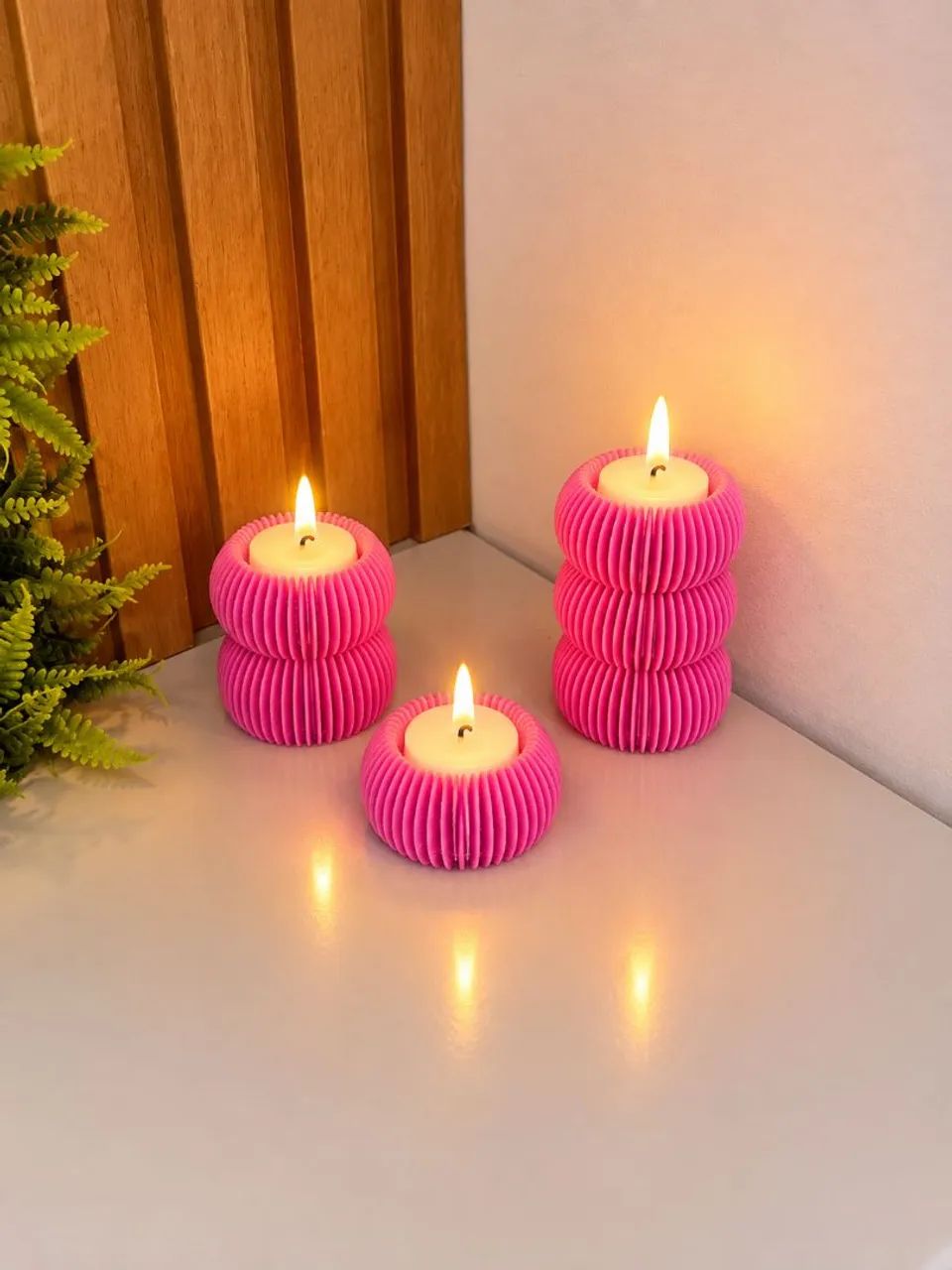 Jogo de porta velas  - Foto 2