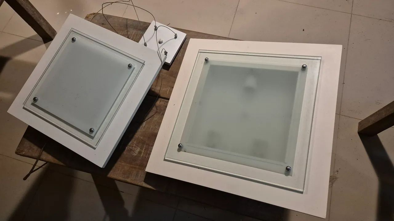 Kit luminarias para sala de jantar e sala de estar