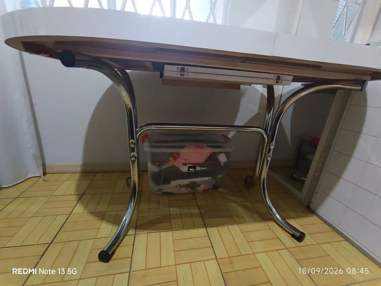 Mesa oval com extensão  - Foto 3