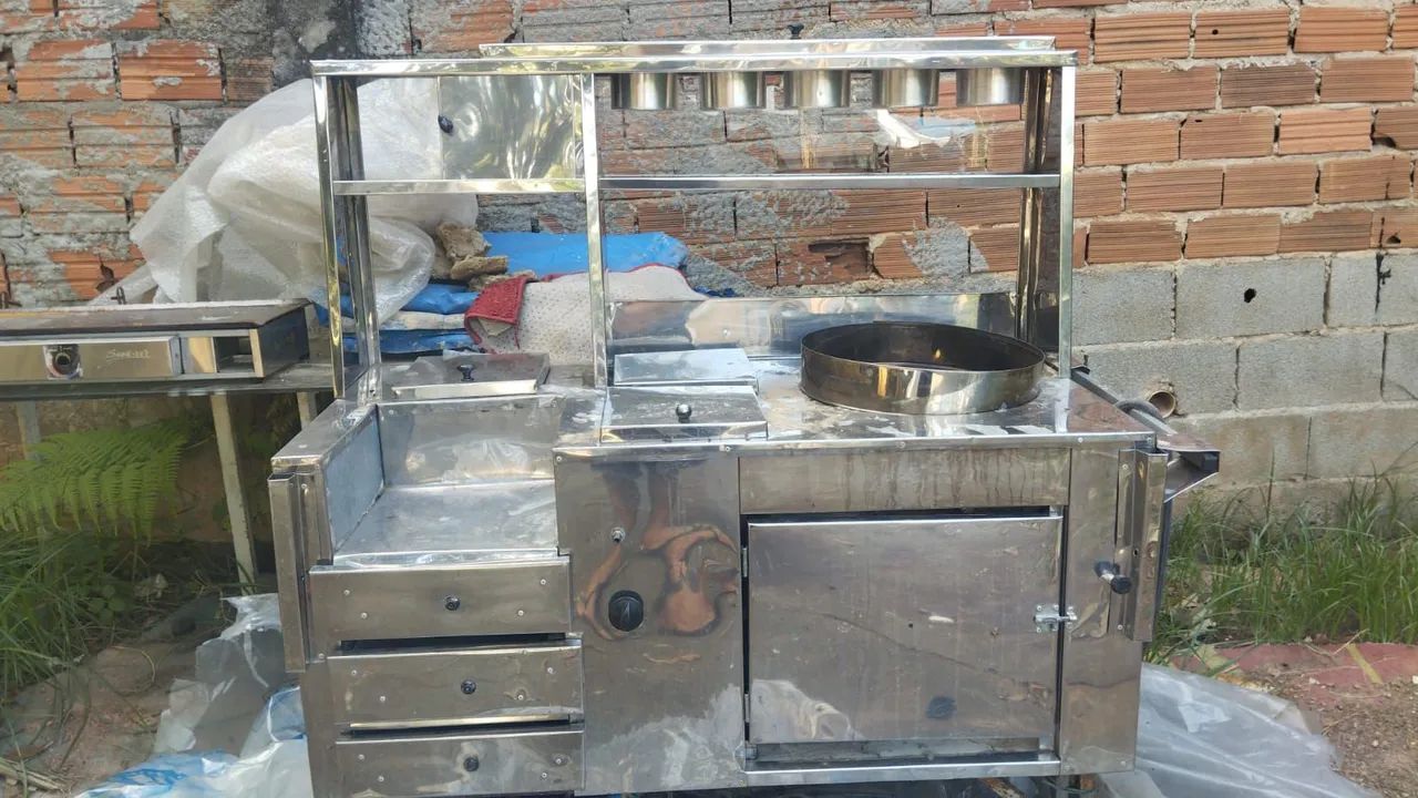 Carrinho de hot dog e pastel  - Foto 2