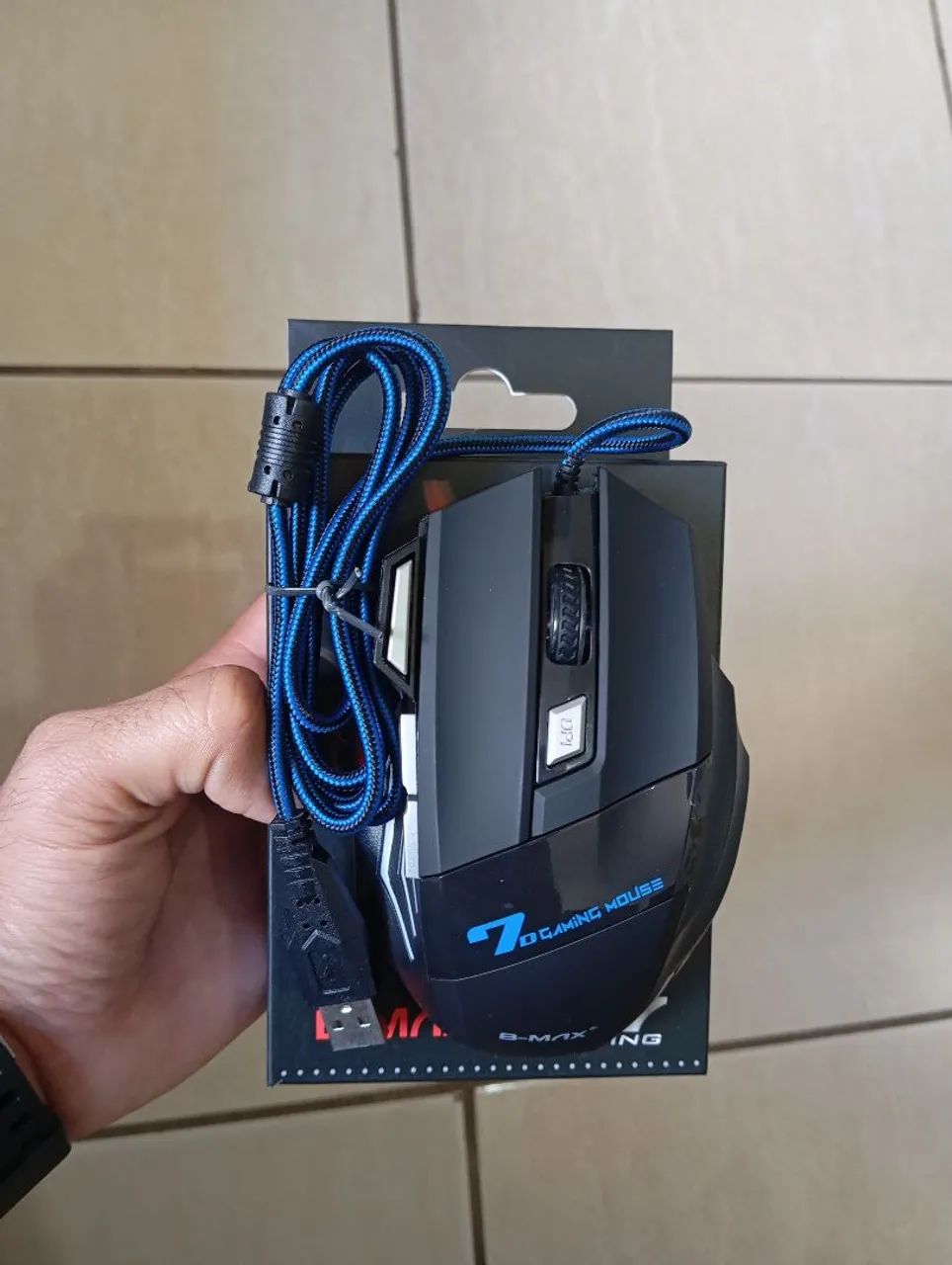 Mouse gamer USB com fio  - Foto 4