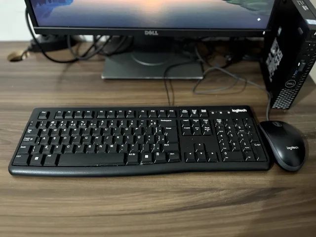 Mini PC Dell OptiPlex 3070 Core I3-9100t + Monitor Dell P2217h 22' Polegadas Led Cor Preto - Foto 3