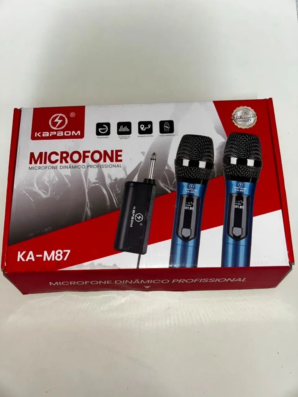 Microfone dinâmico profissional, KAPBOM KA-M87.  - Foto 2