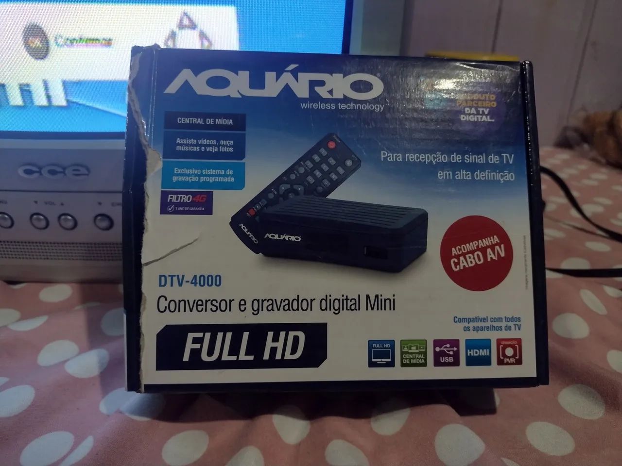 Tv de tubo CCE 14 polegadas com conversor de brinde  - Foto 5