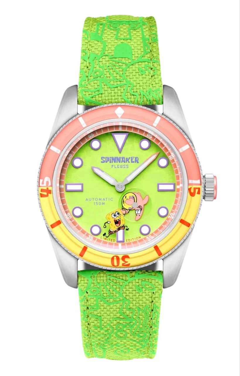 Relógio Spinnkaer Bob Sponja Edição Limitada Verde  - Foto 2