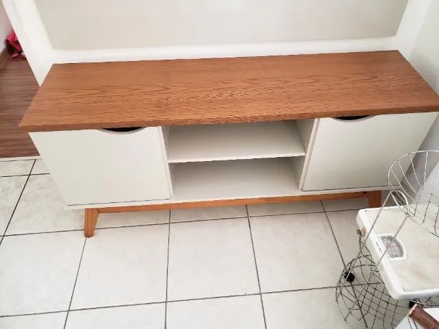 Rack Prisma 1.4, com 02 portas e duas prateleiras- para TV até 46 polegadas - Foto 4