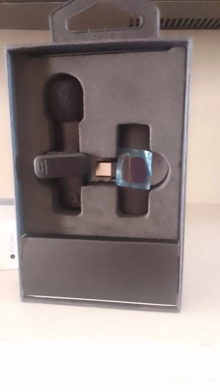 microfone sem fio K9 para celular tipo c ou iphone - Foto 5