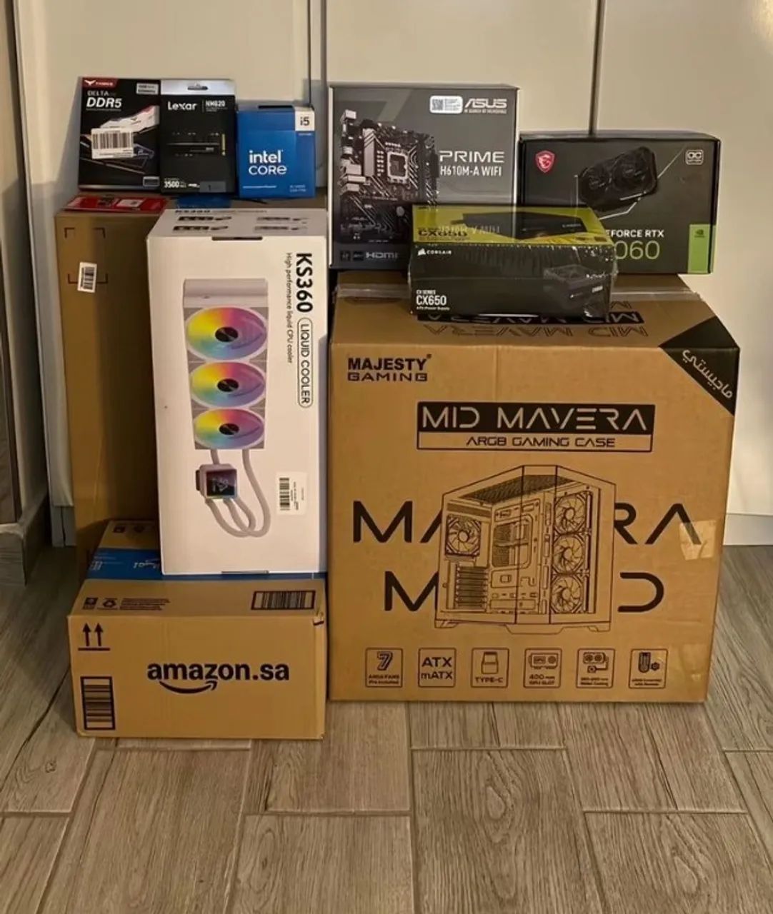 PC Gamer Next-Gen: RTX 3060 + Intel Core i5 (DDR5 & Water Cooler)