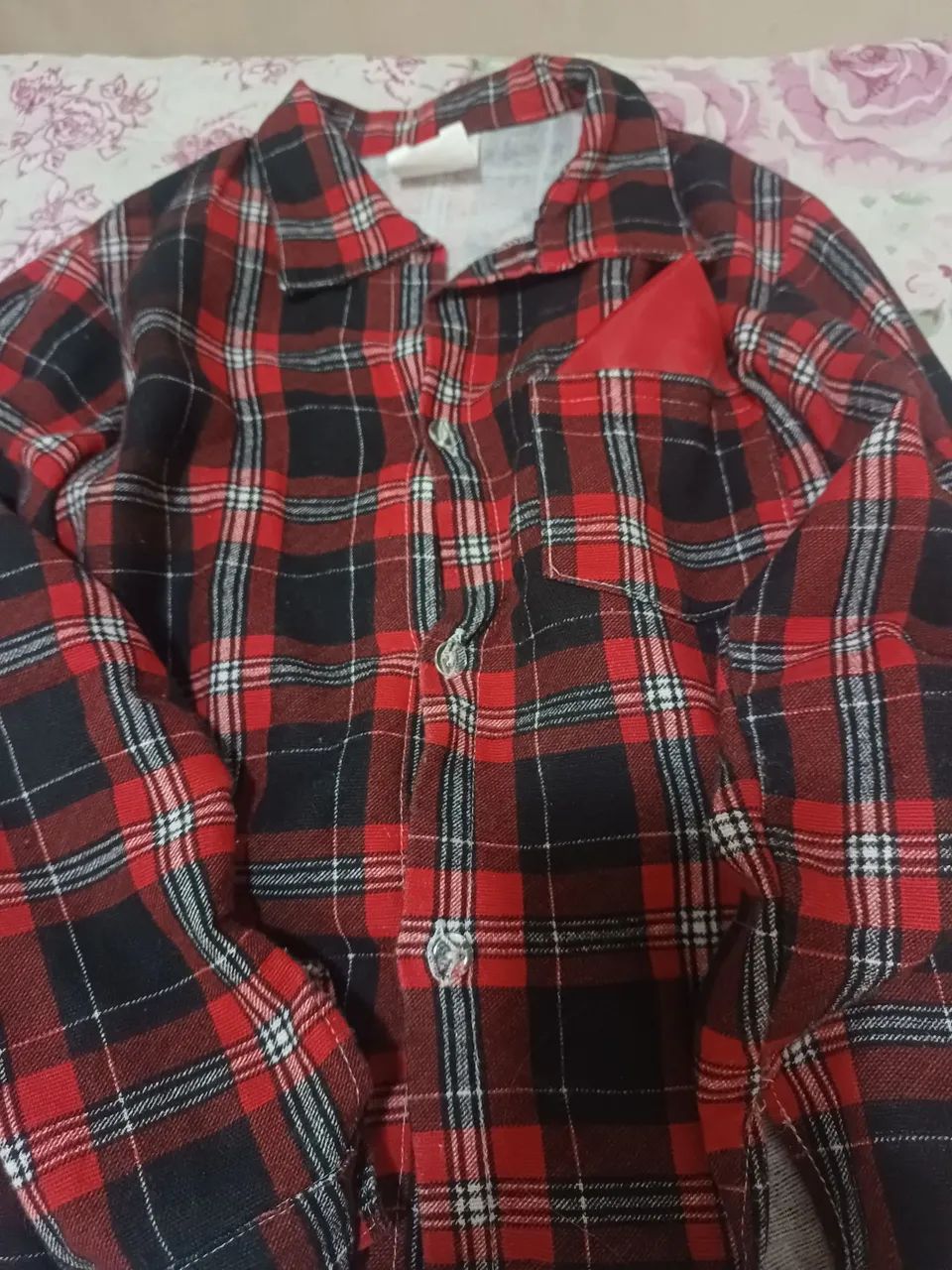 Camisa xadrez infantil