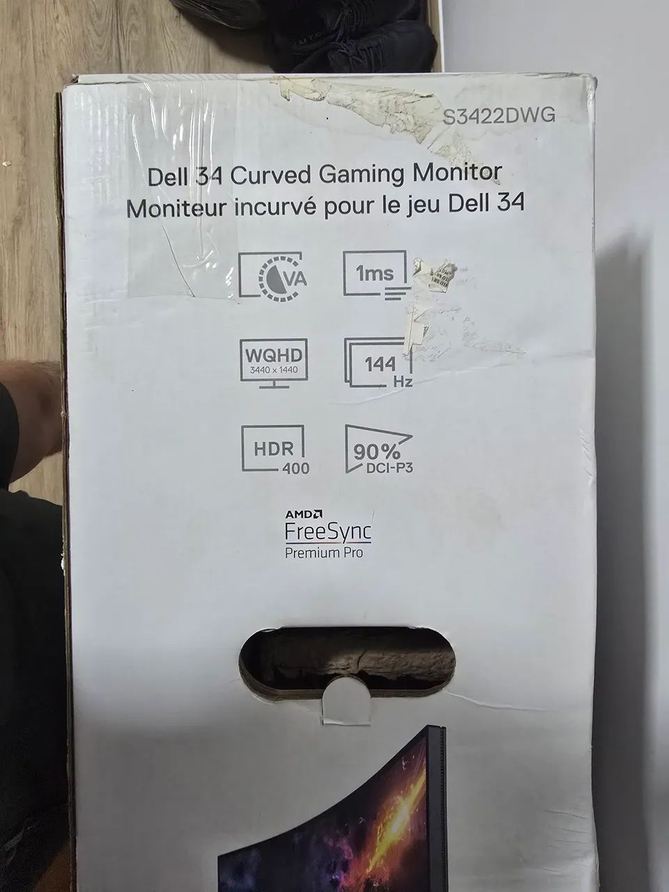 Monitor DELL 34 pegadas curvo - Foto 4