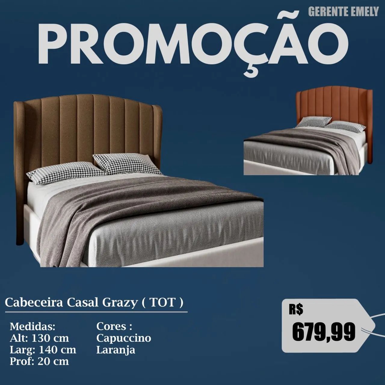 Cabeceira Casal Grazy 