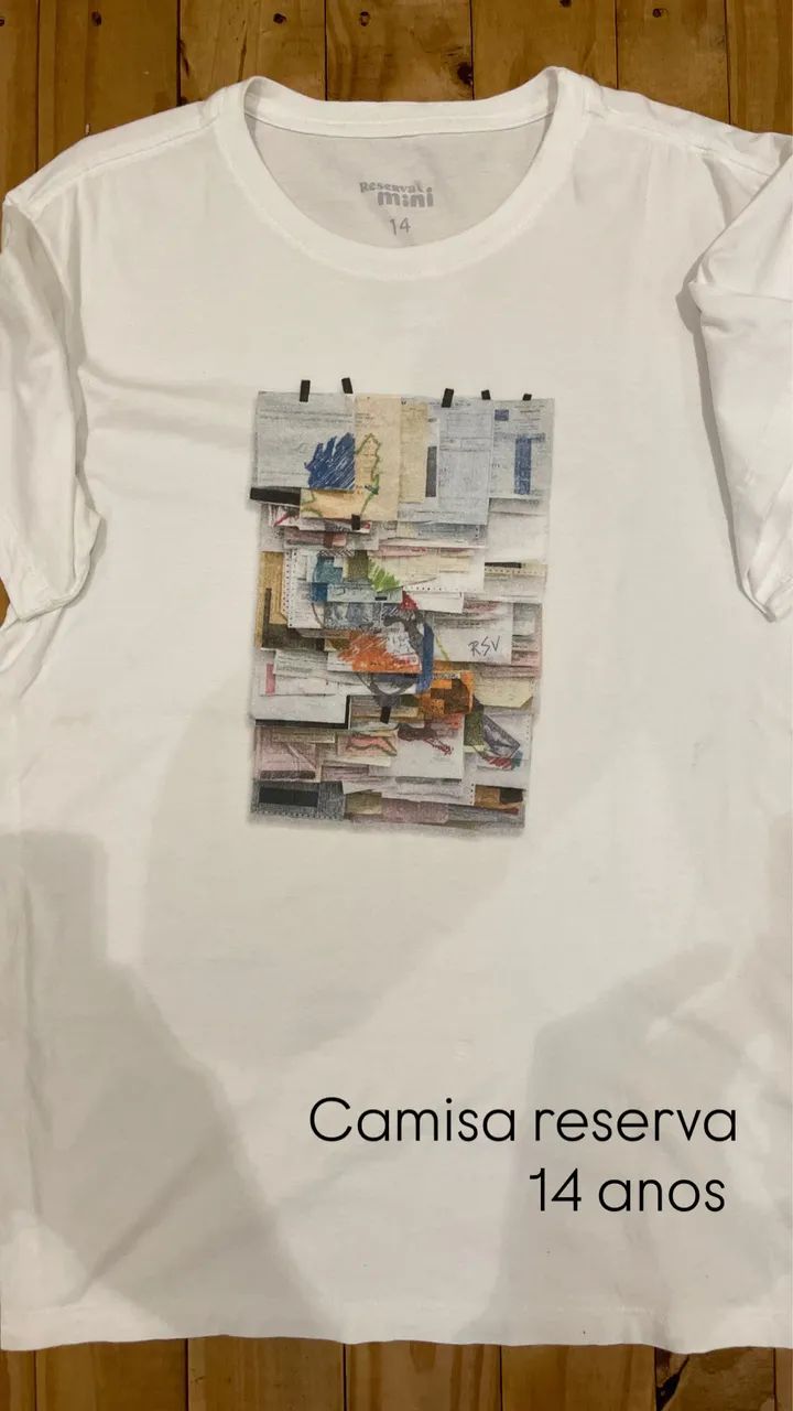 Camisa da reserva infantil 