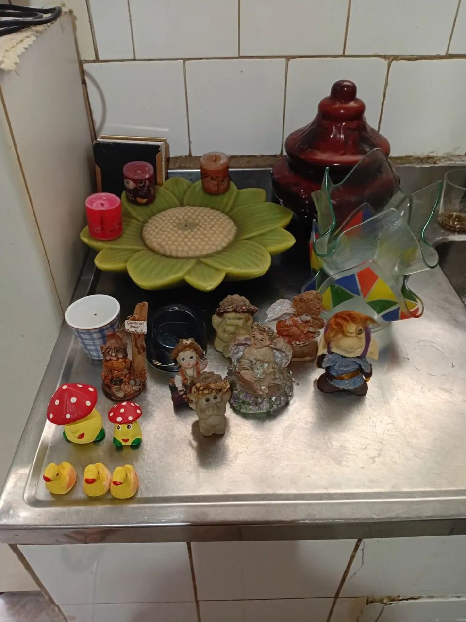 Objetos de decoração 