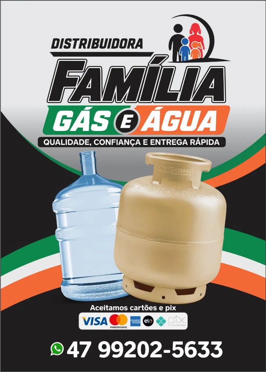 Distribuidora Gás e água mineral 