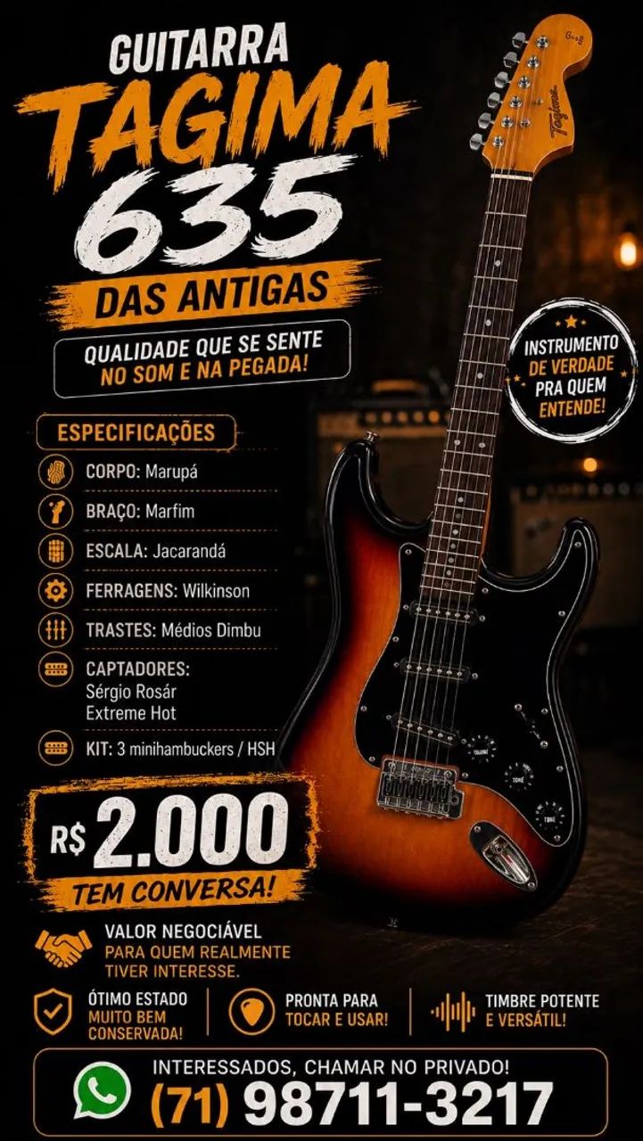Guitarra tagima 
