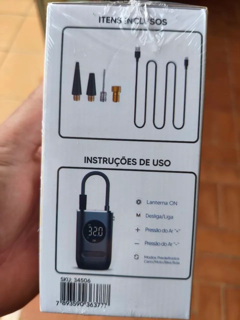 Compressor de ar e bomba para bolas - Foto 4