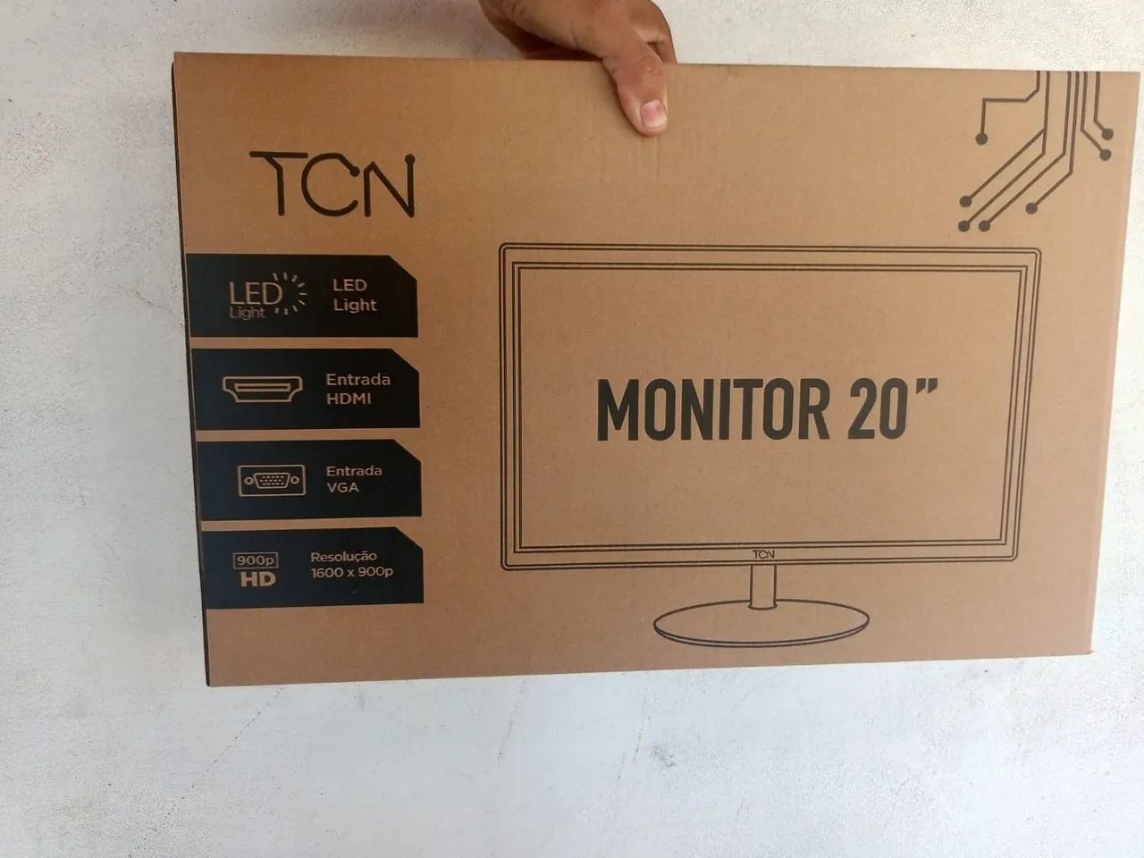 Monitor Office 20" TCN Oneview HD LED - Foto 2