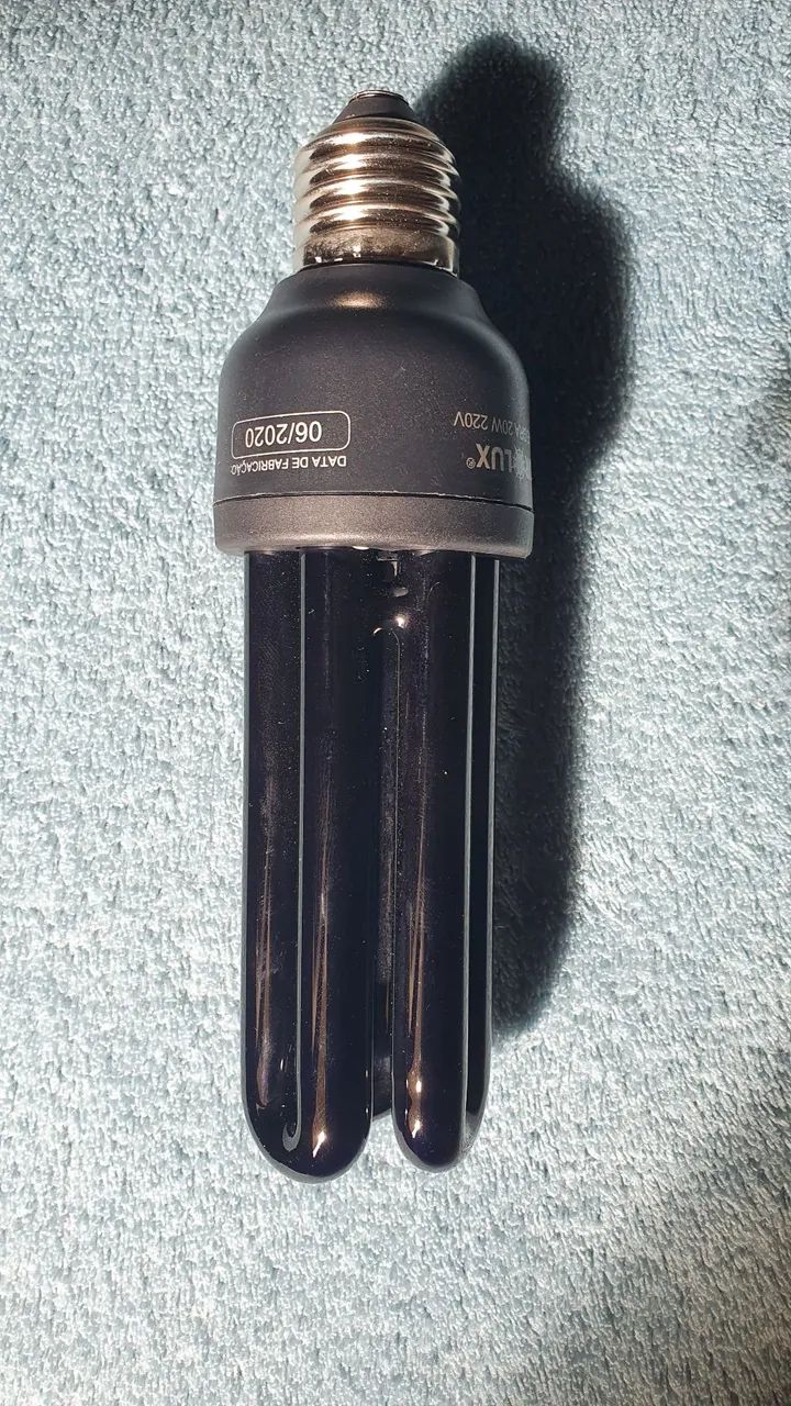 Lâmpada Luz Negra 20W - Foto 2