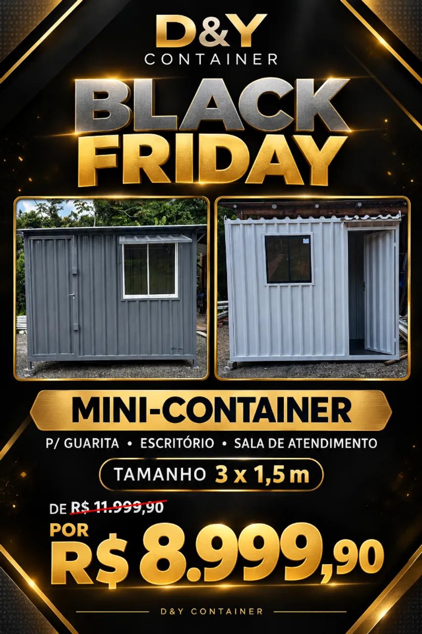Black Friday D&Y Containers-Preços nunca vistos antes! - Foto 5