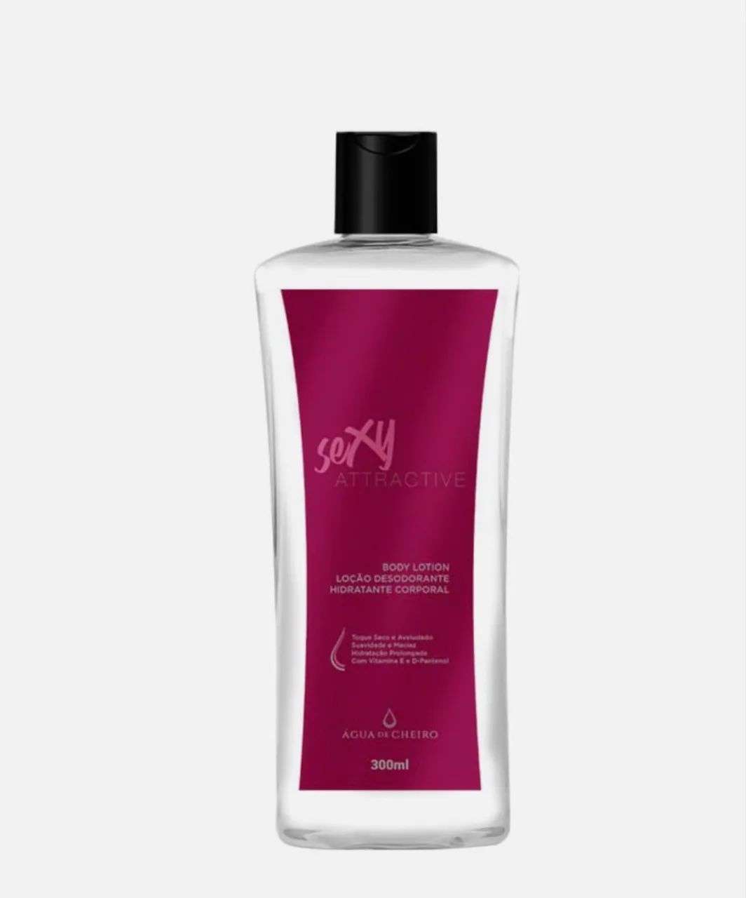 Kit 2 Hidratante corporal 300 ml attractive sexy Água de cheiro  - Foto 2