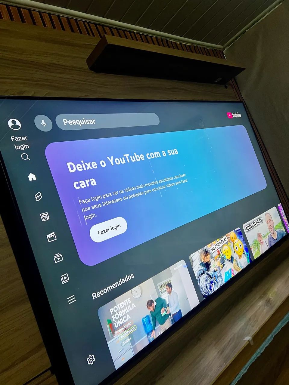 Tv de 65 polegadas com 1 mês da loja , com nota fiscal e na garantia  - Foto 2